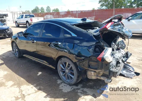 2019 Honda Civic Ex z USA, uszkodzony, nr VIN JHMFC1F31KX007928